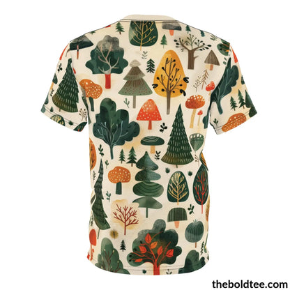 Forest Tee - Premium All Over Print Crewneck Shirt Prints