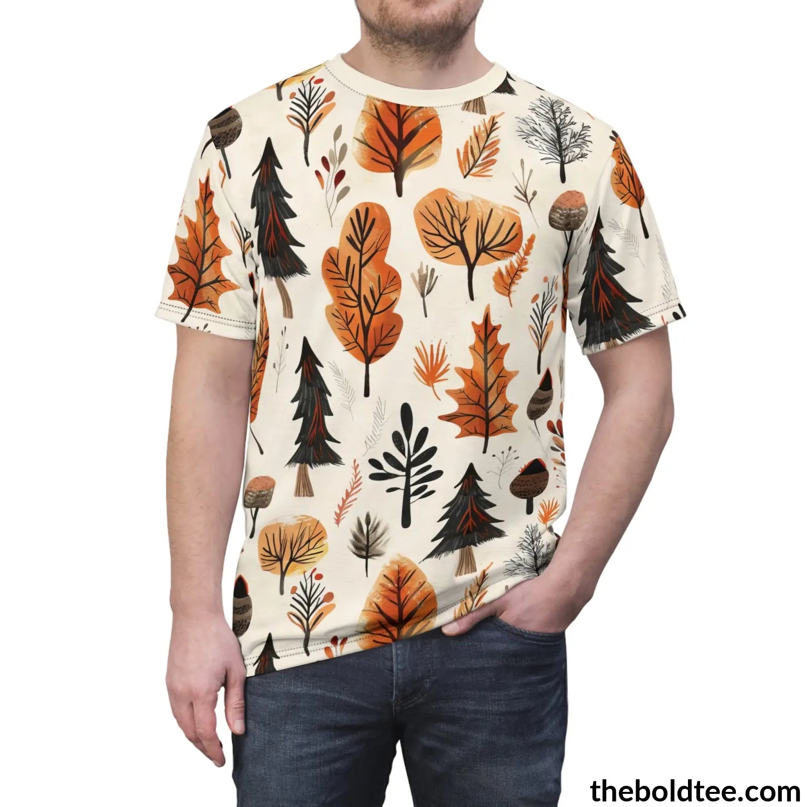 Forest Tee - Premium All Over Print Crewneck Shirt Prints