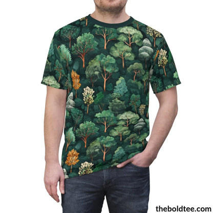 Forest Tee - Premium All Over Print Crewneck Shirt Prints