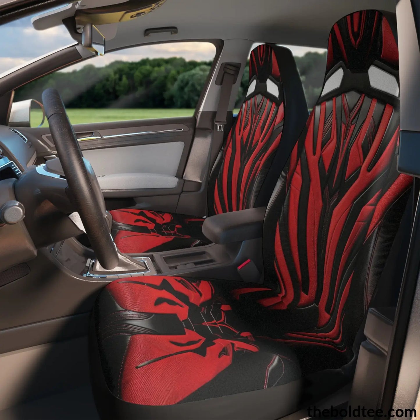 Futuristic Car Seat Covers (2 Pcs.) All Over Prints