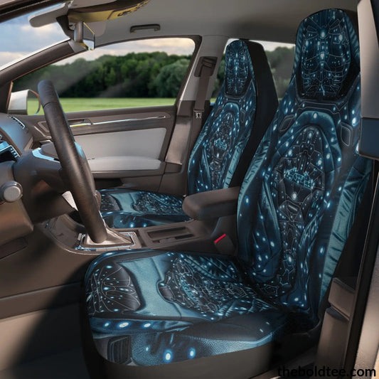 Futuristic Car Seat Covers (2 Pcs.) All Over Prints