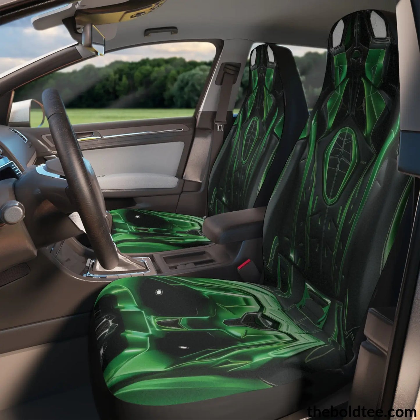 Futuristic Car Seat Covers (2 Pcs.) All Over Prints