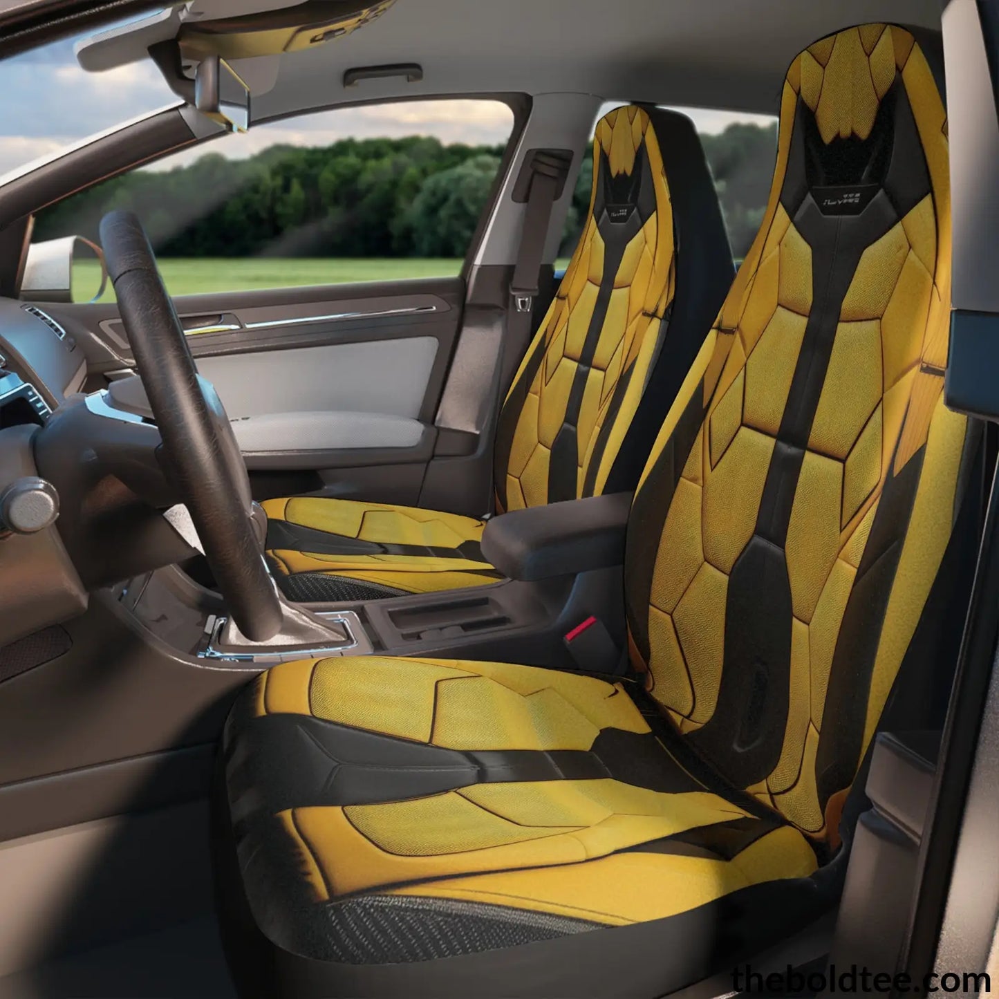 Futuristic Car Seat Covers (2 Pcs.) All Over Prints