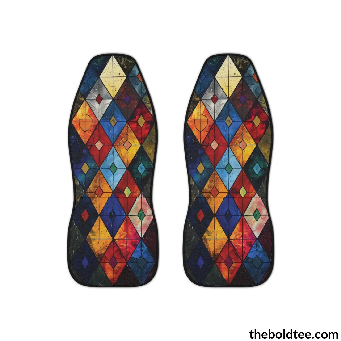 Geometric Car Seat Covers (2 Pcs.) All Over Prints