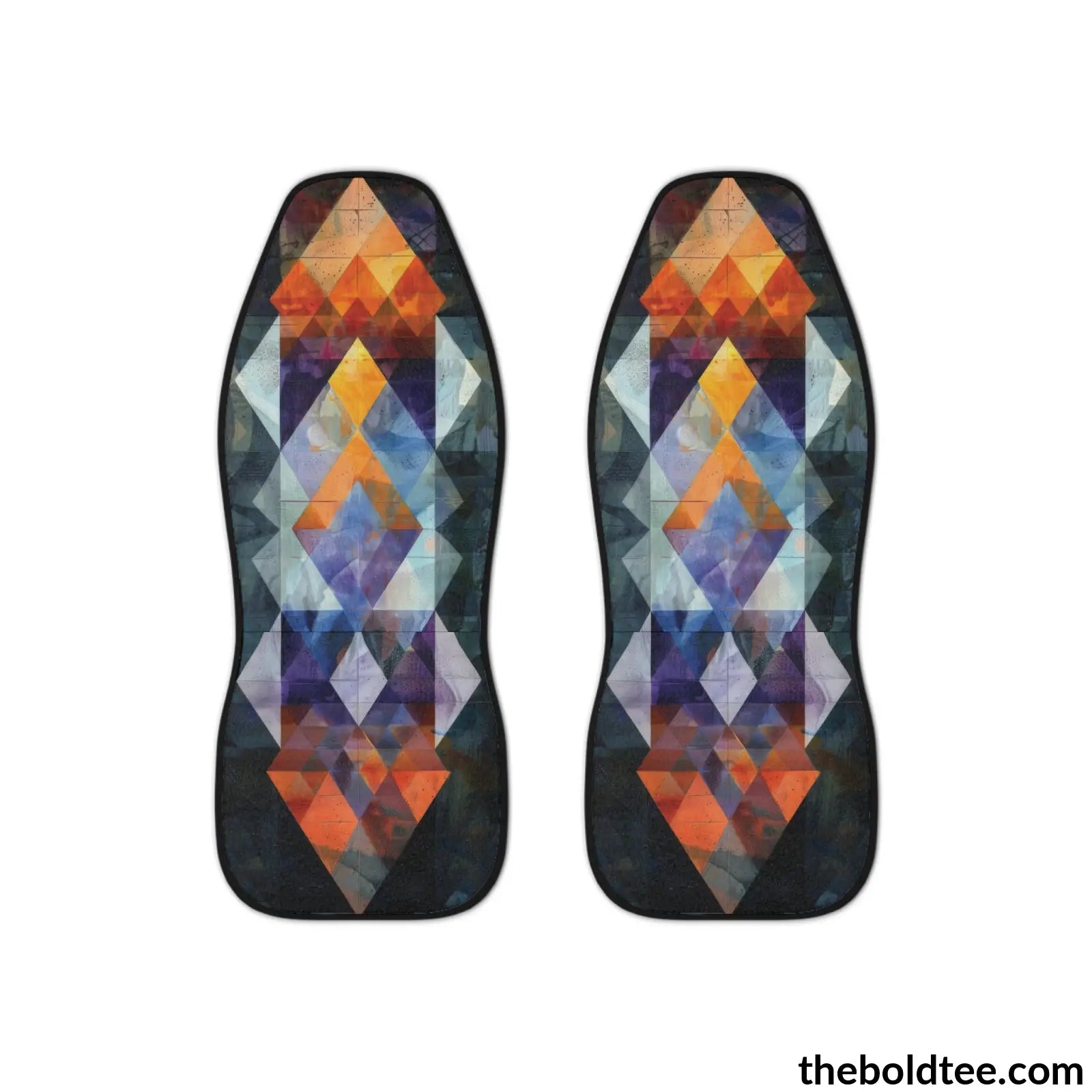 Geometric Car Seat Covers (2 Pcs.) All Over Prints