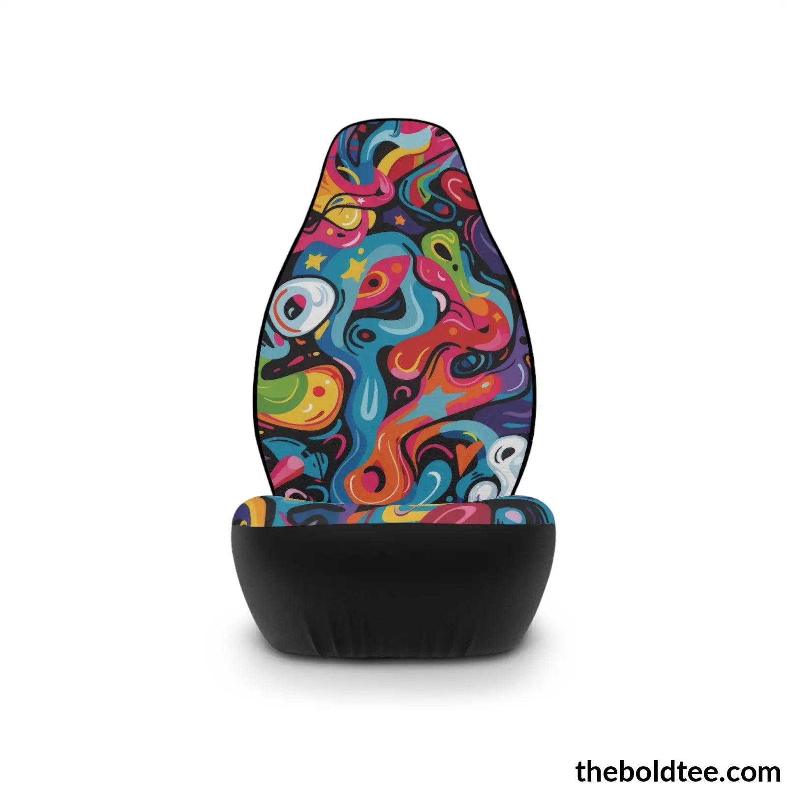 Graffiti Car Seat Covers (2 Pcs.) All Over Prints