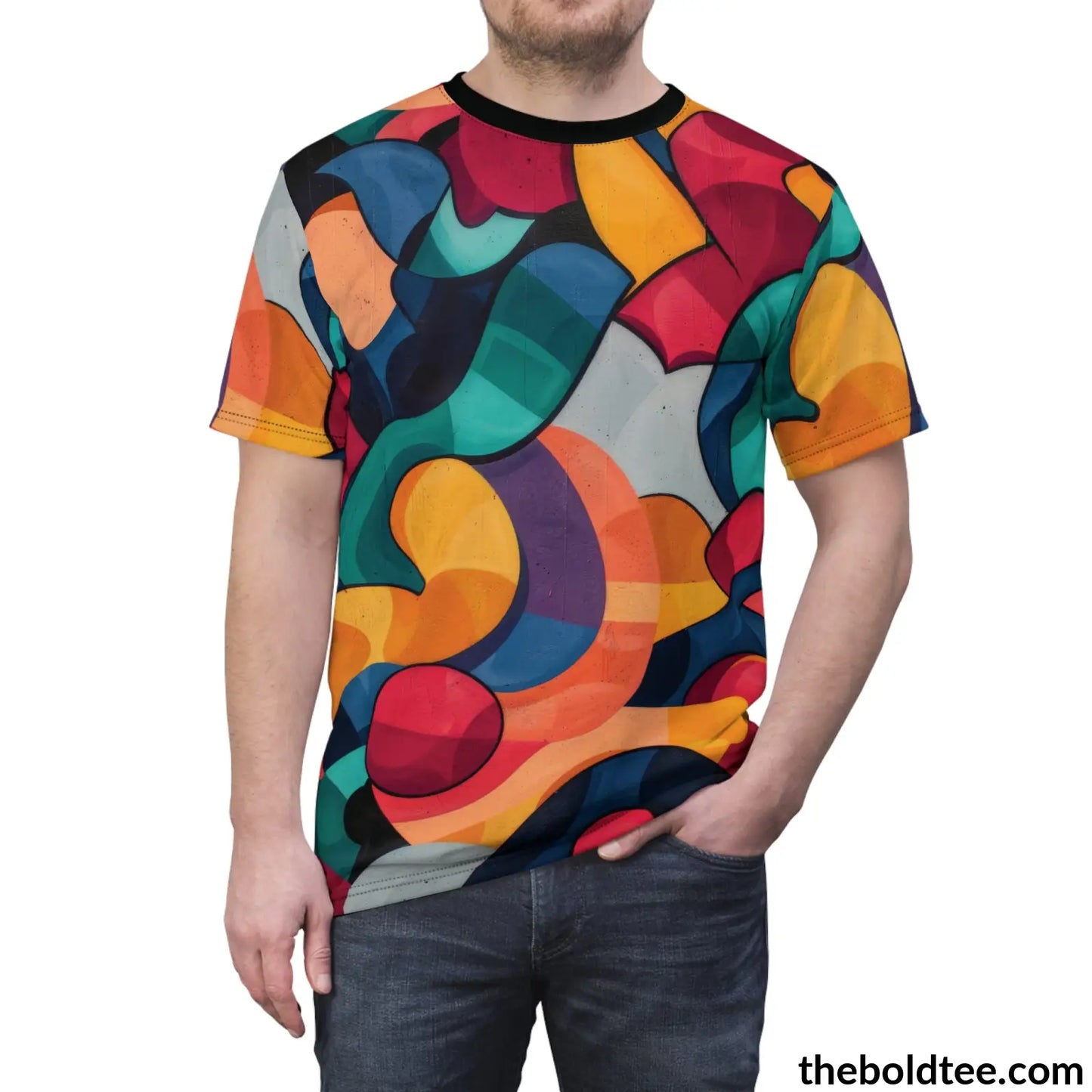 Graffiti Tee - Premium All Over Print Crewneck Shirt Prints