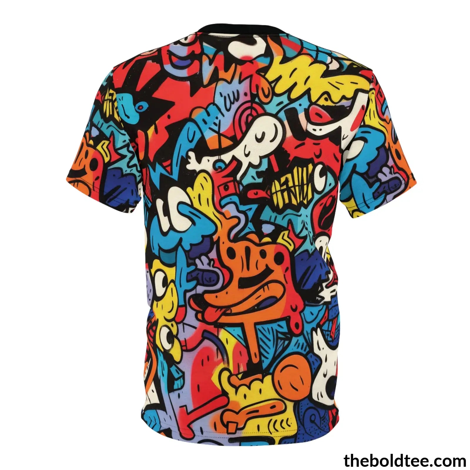 Graffiti Tee - Premium All Over Print Crewneck Shirt Prints