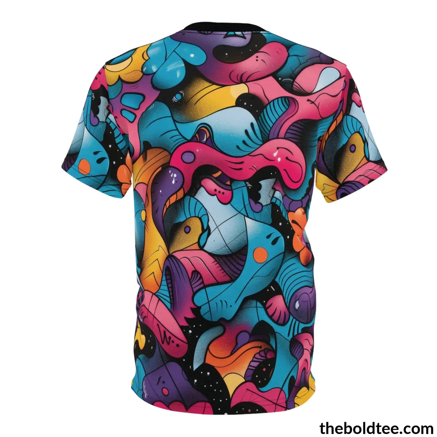 Graffiti Tee - Premium All Over Print Crewneck Shirt Prints