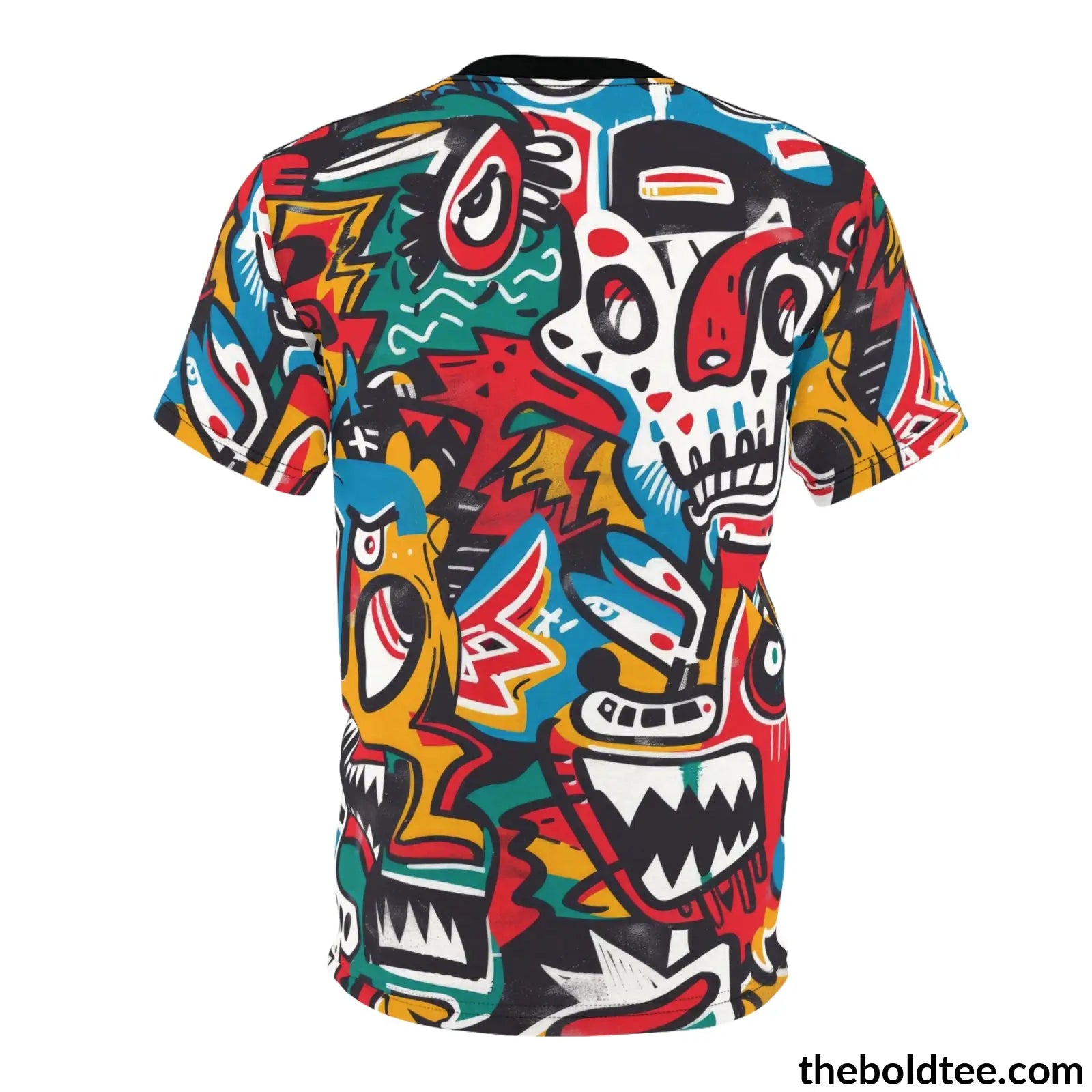 Graffiti Tee - Premium All Over Print Crewneck Shirt Prints