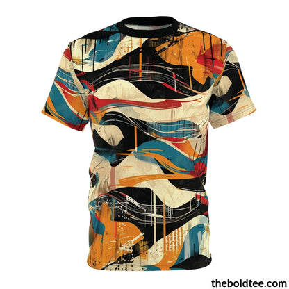 Graffiti Tee - Premium All Over Print Crewneck Shirt S Prints