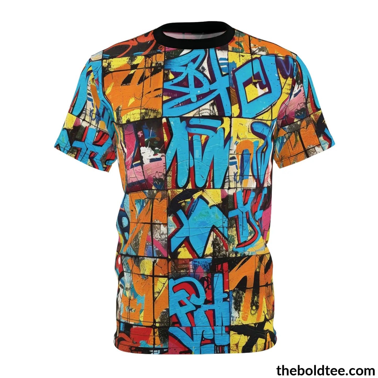 Graffiti Tee - Premium All Over Print Crewneck Shirt S Prints