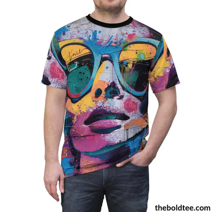 Grafitti Pop Art Tee - Premium All Over Print Crewneck Prints