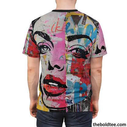 Grafitti Pop Art Tee - Premium All Over Print Crewneck Prints