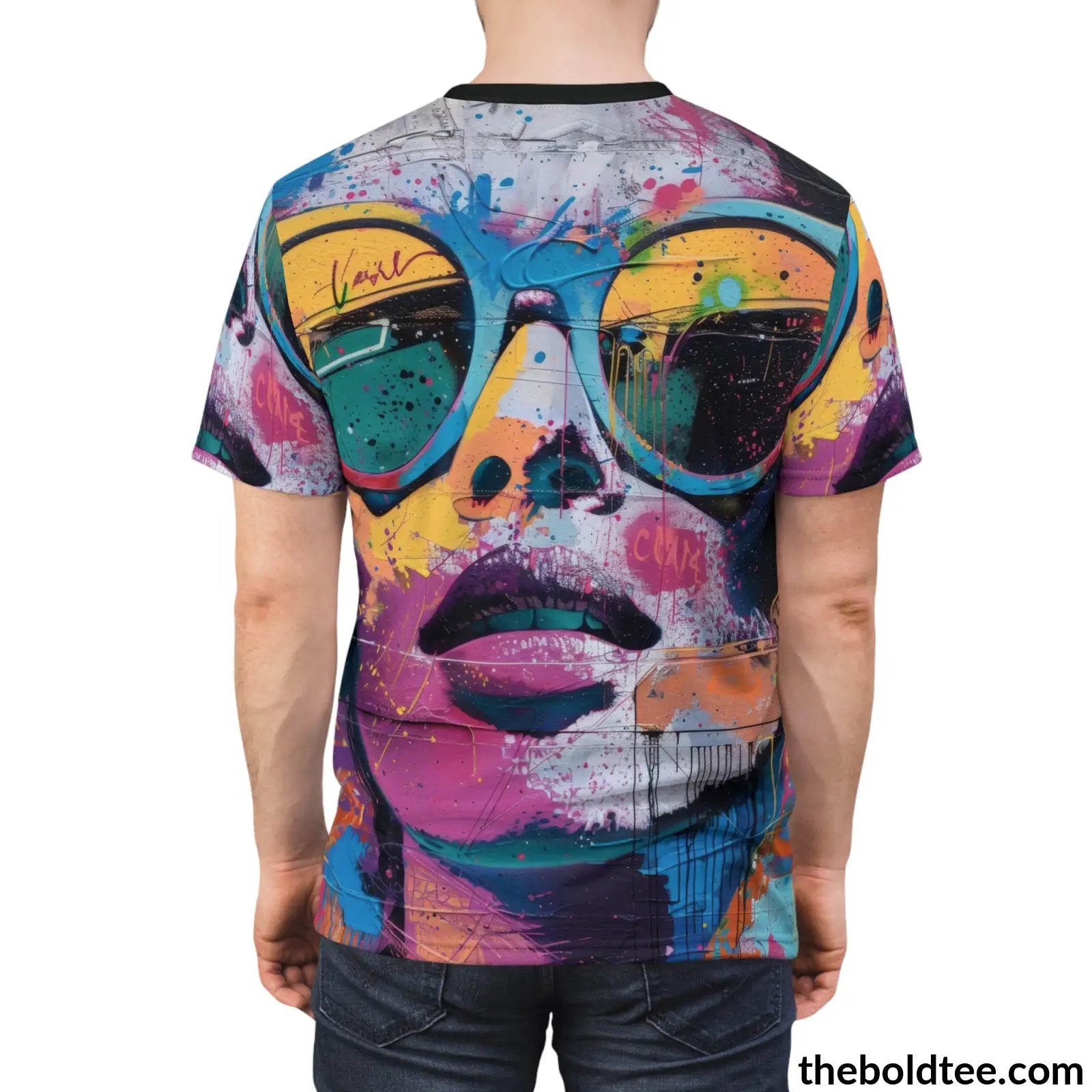 Grafitti Pop Art Tee - Premium All Over Print Crewneck Prints