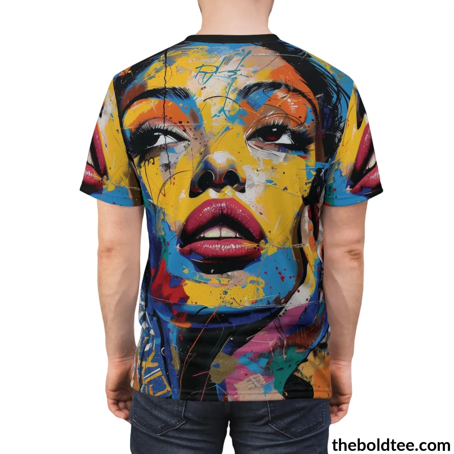 Grafitti Pop Art Tee - Premium All Over Print Crewneck Prints