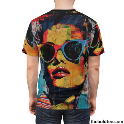 Grafitti Pop Art Tee - Premium All Over Print Crewneck Prints