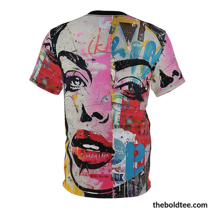 Grafitti Pop Art Tee - Premium All Over Print Crewneck Prints