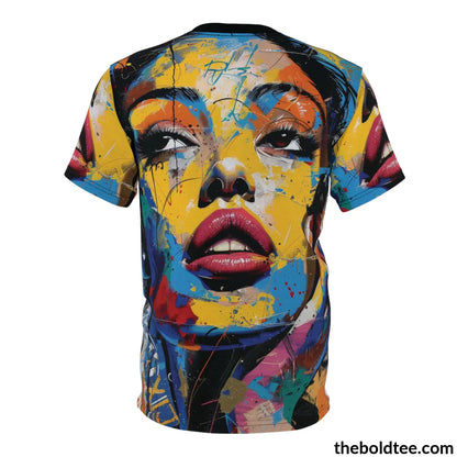 Grafitti Pop Art Tee - Premium All Over Print Crewneck Prints