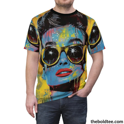 Grafitti Pop Art Tee - Premium All Over Print Crewneck Prints