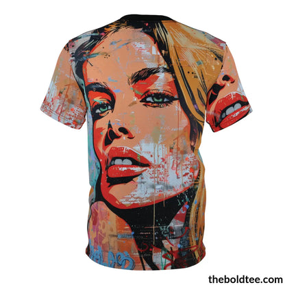 Grafitti Pop Art Tee - Premium All Over Print Crewneck Prints