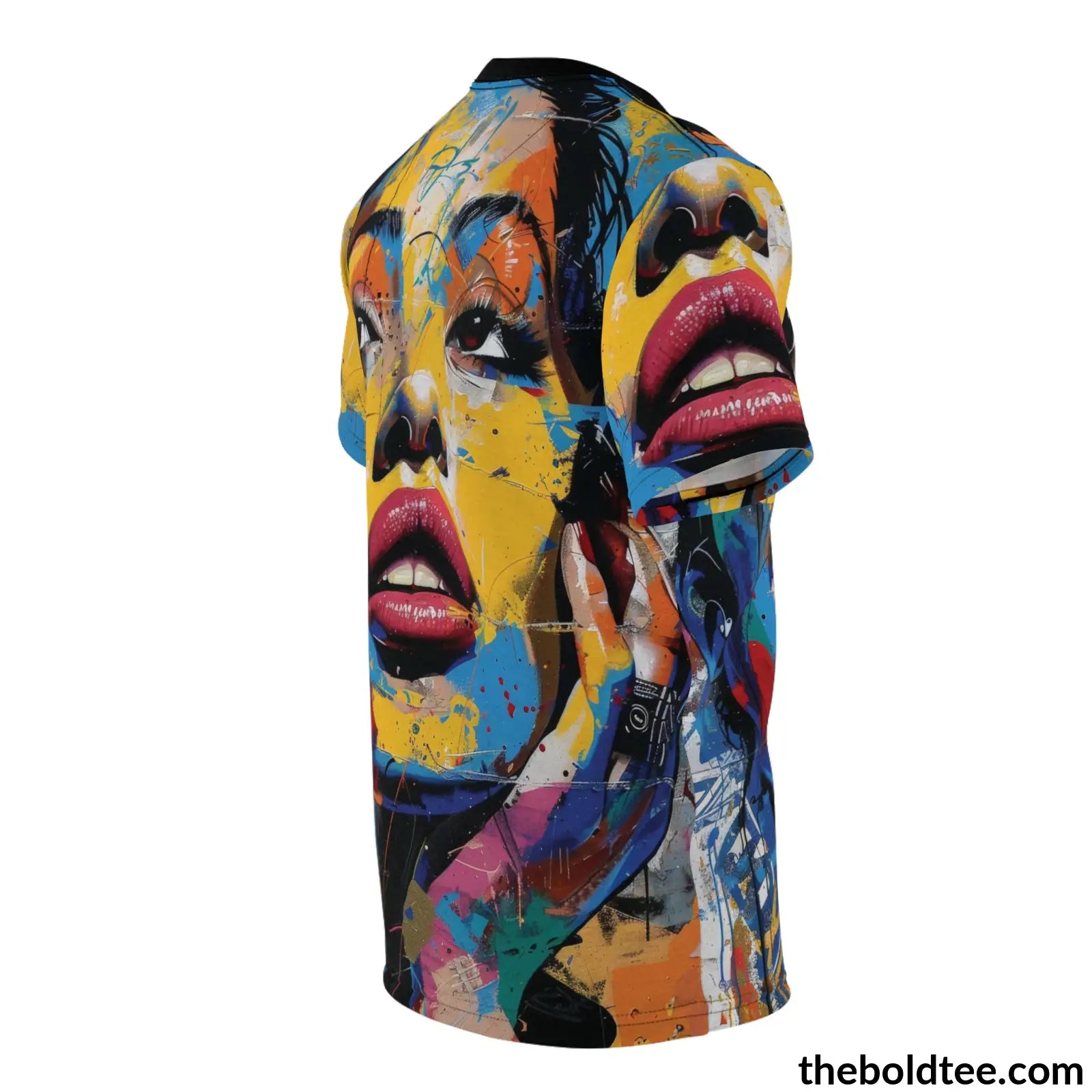 Grafitti Pop Art Tee - Premium All Over Print Crewneck Prints