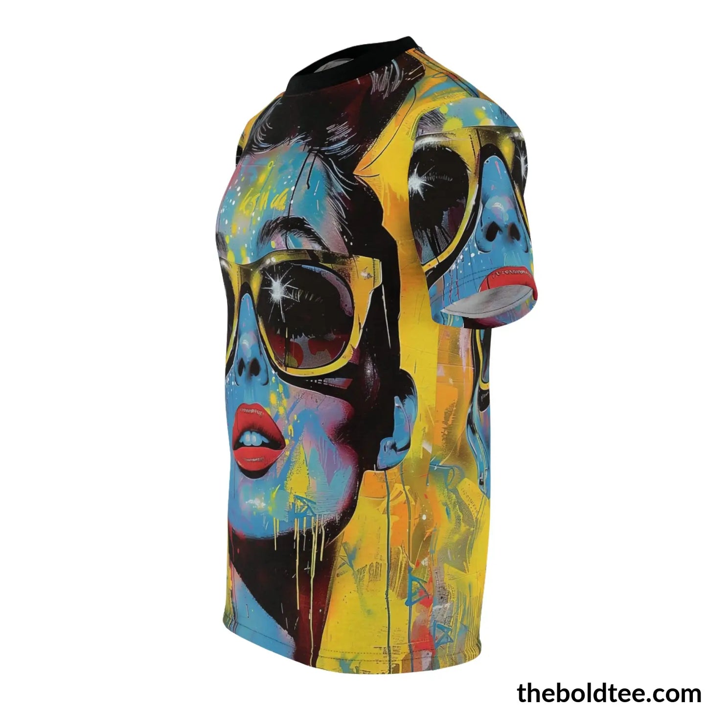 Grafitti Pop Art Tee - Premium All Over Print Crewneck Prints