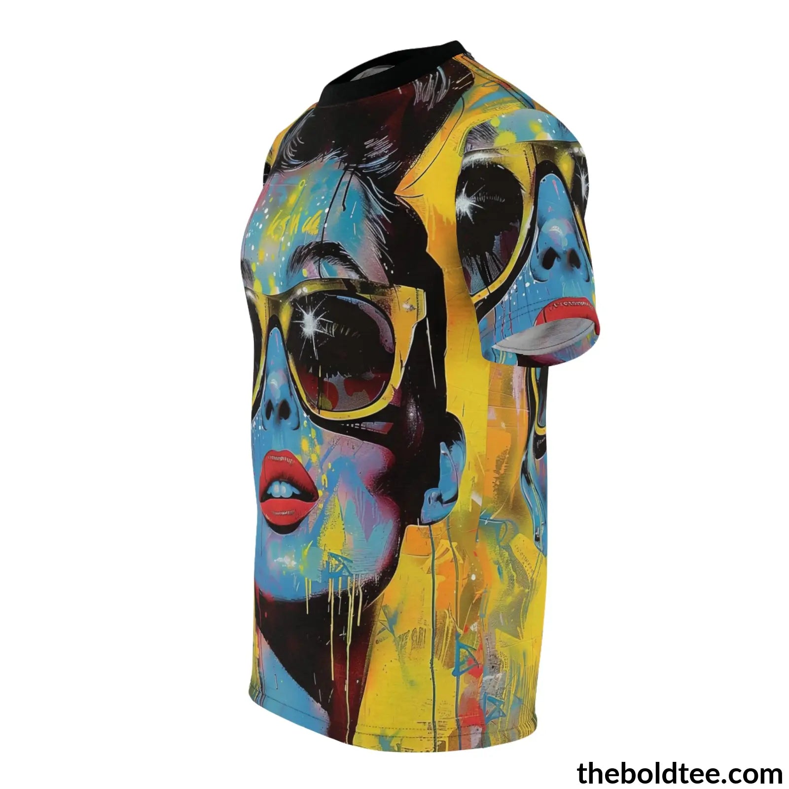 Grafitti Pop Art Tee - Premium All Over Print Crewneck Prints