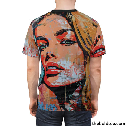 Grafitti Pop Art Tee - Premium All Over Print Crewneck Prints