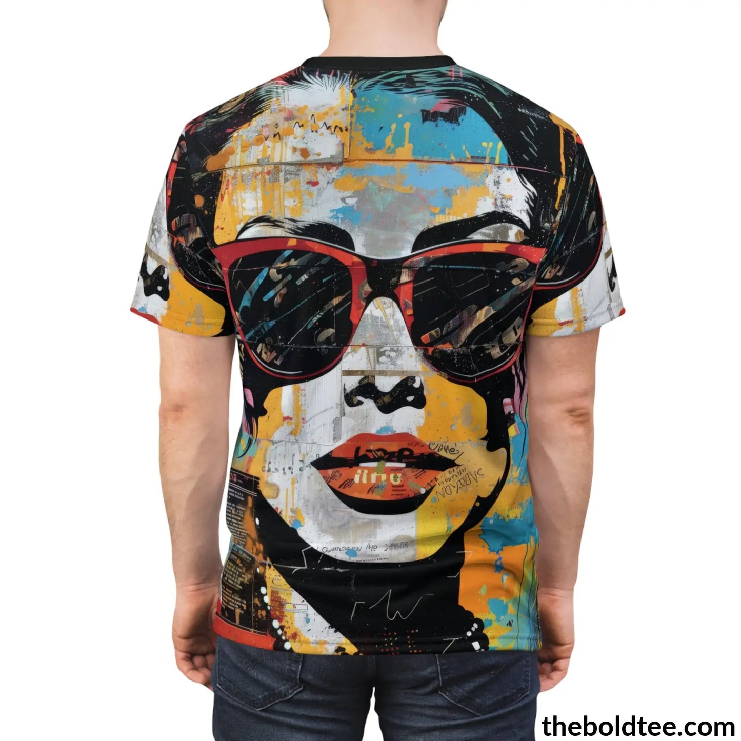 Grafitti Pop Art Tee - Premium All Over Print Crewneck Prints