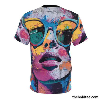 Grafitti Pop Art Tee - Premium All Over Print Crewneck Prints