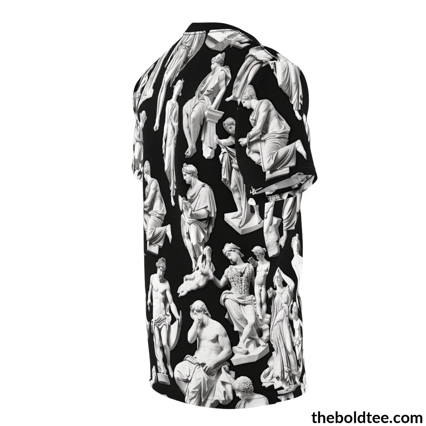 Greek Statues Tee - Premium All Over Print Crewneck Shirt Prints