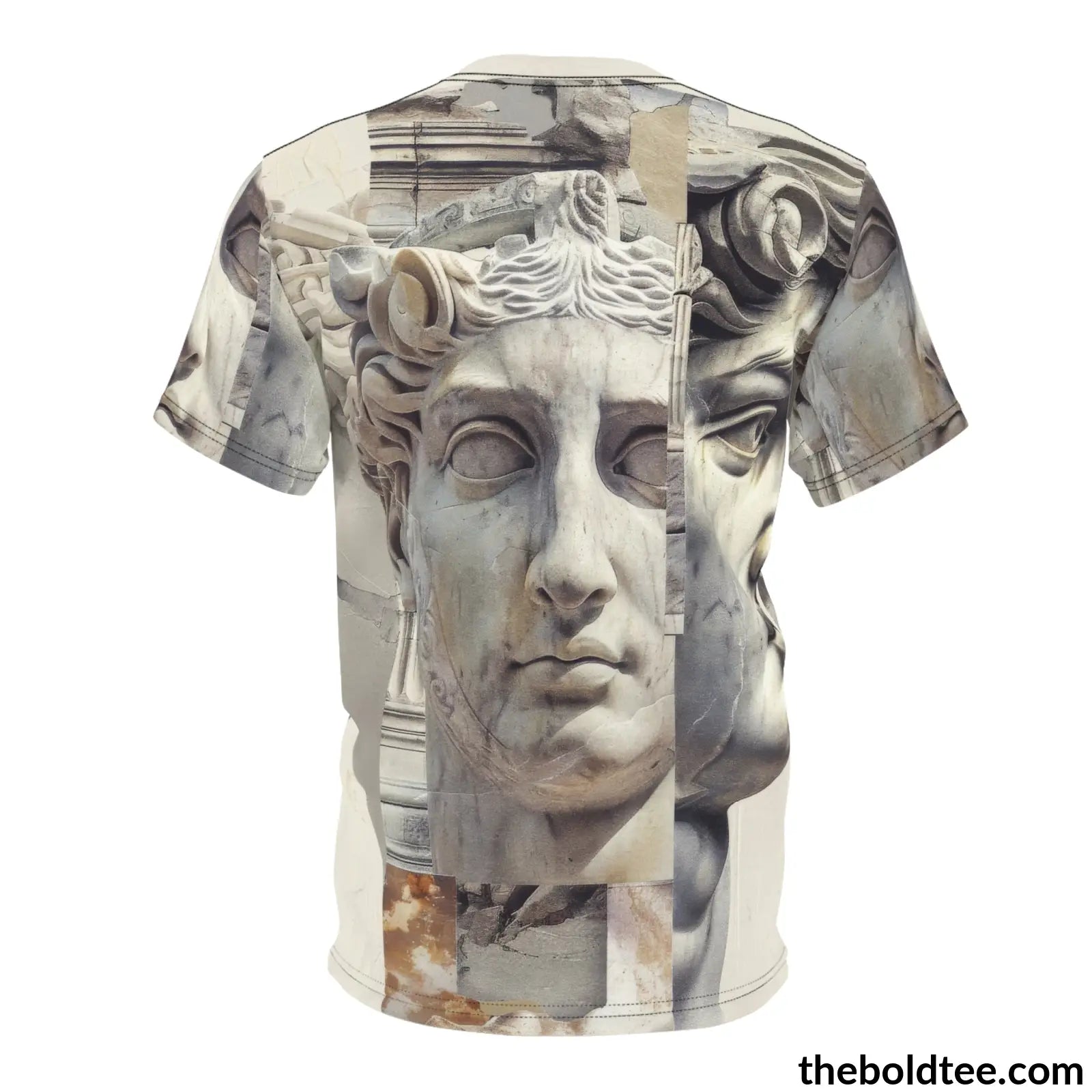 Greek Statues Tee - Premium All Over Print Crewneck Shirt Prints