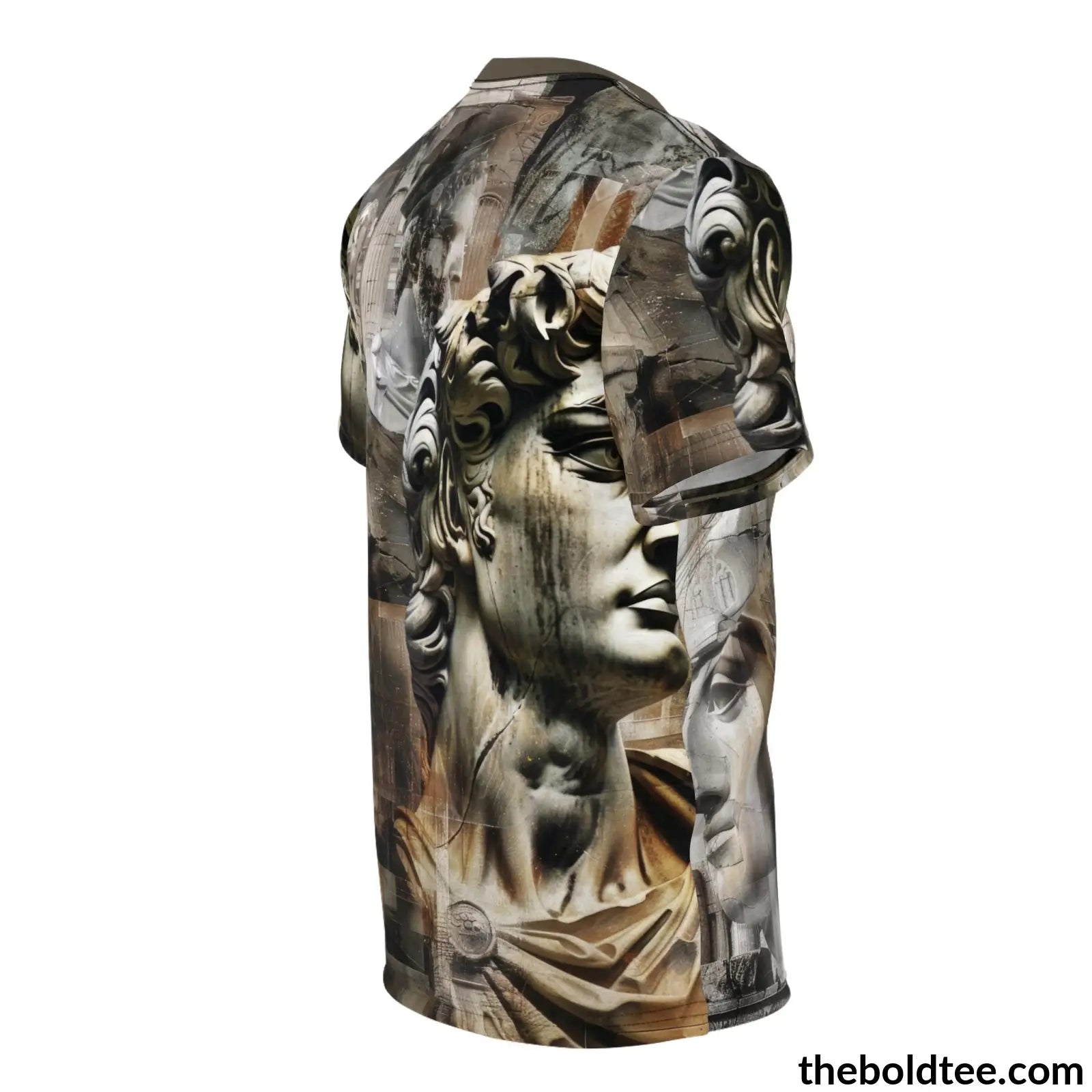 Greek Statues Tee - Premium All Over Print Crewneck Shirt Prints