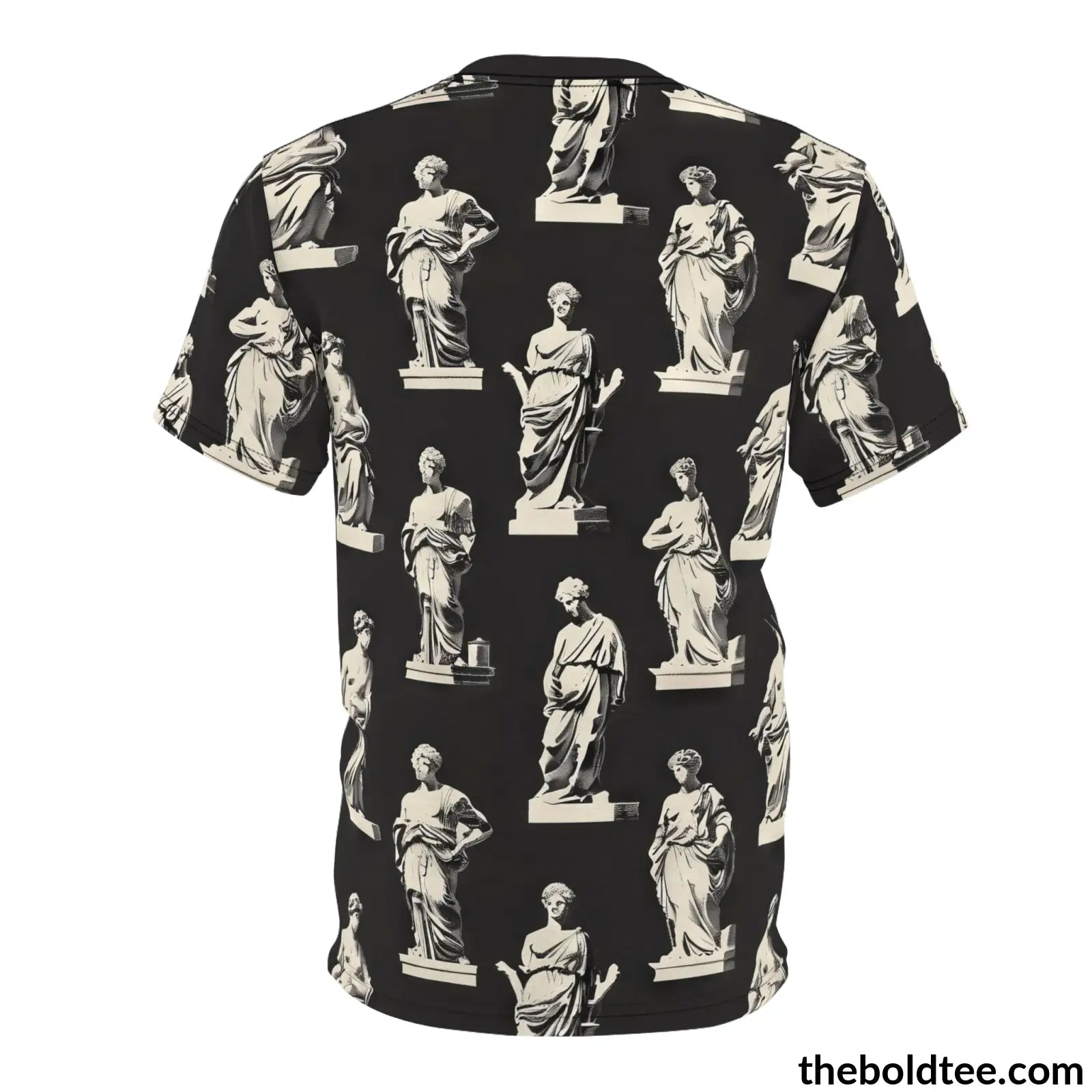 Greek Statues Tee - Premium All Over Print Crewneck Shirt Prints