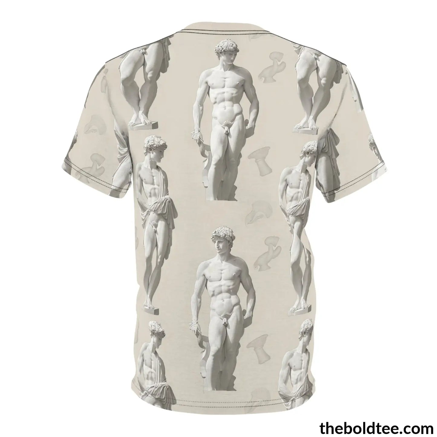 Greek Statues Tee - Premium All Over Print Crewneck Shirt Prints