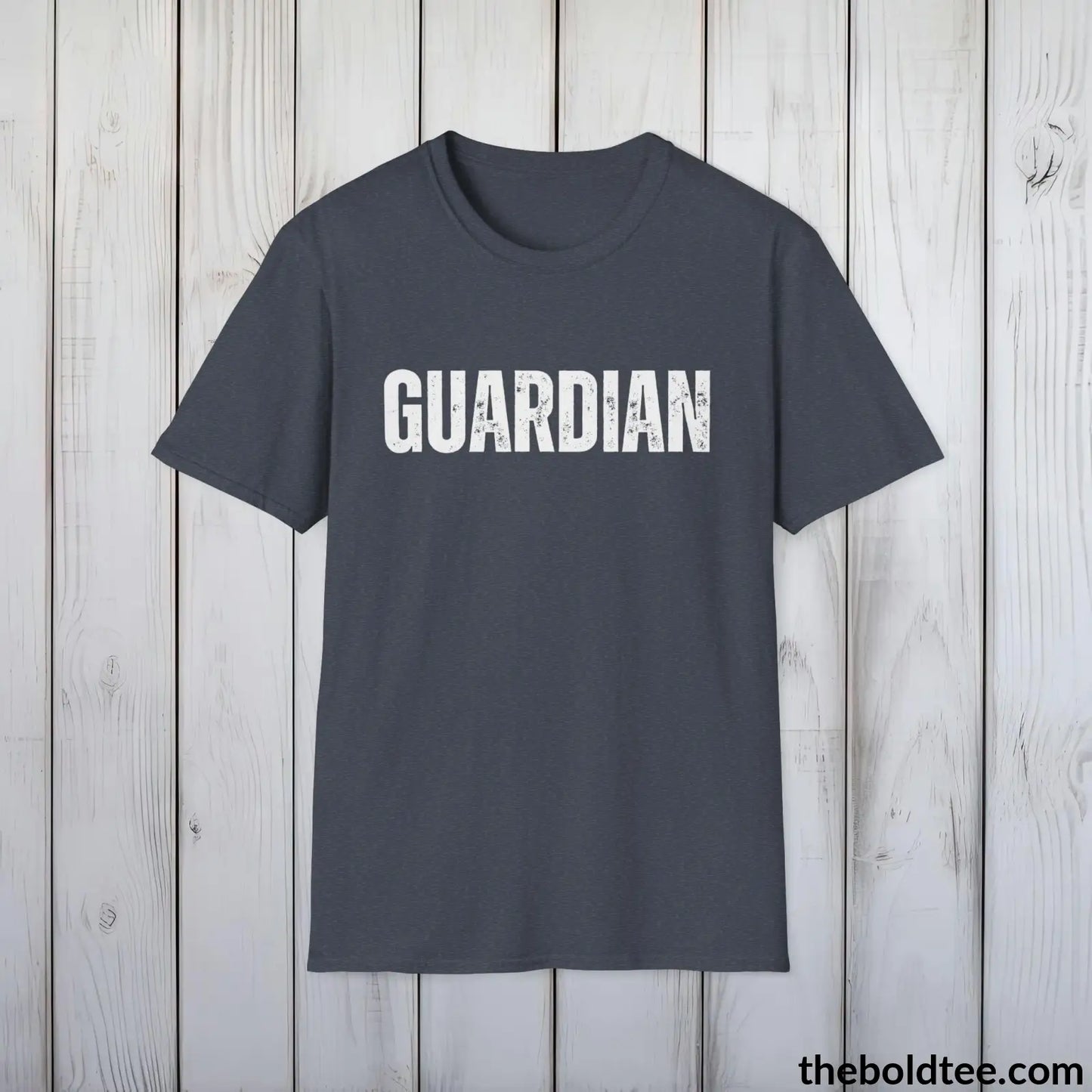 T-Shirt Heather Navy / S GUARDIAN Tee - Bold Urbnan Cotton T-Shirt - 9 Epic Colors Available