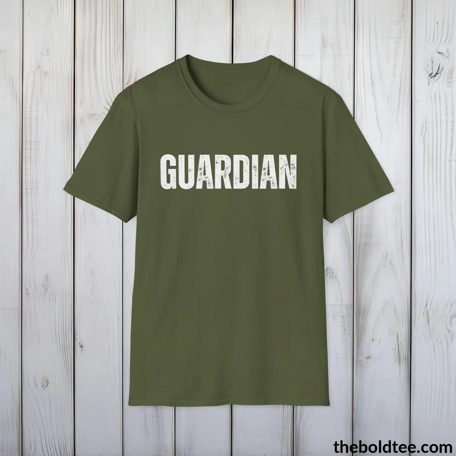 T-Shirt Military Green / S GUARDIAN Tee - Bold Urbnan Cotton T-Shirt - 9 Epic Colors Available