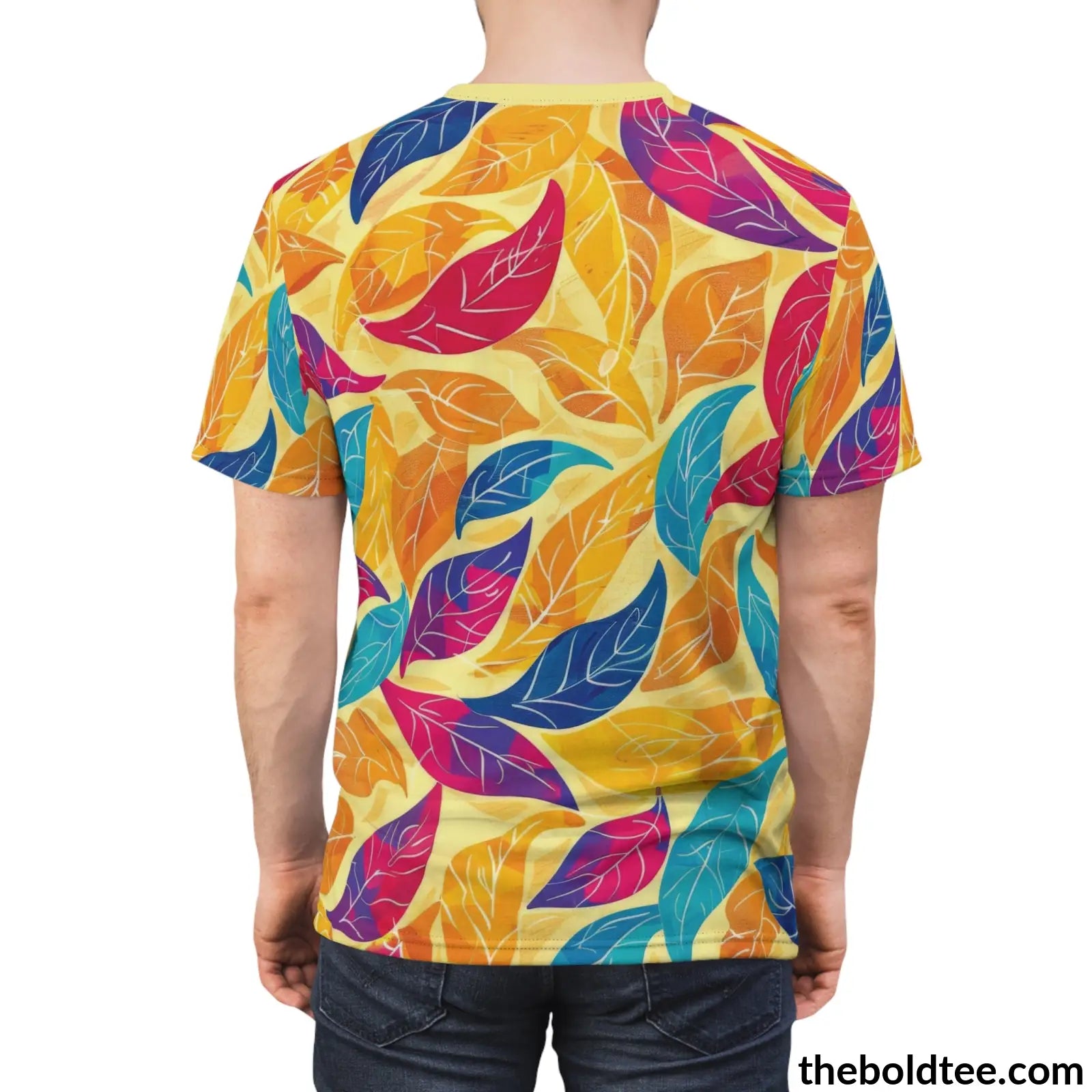 Happy Colors Tee - Premium All Over Print Crewneck Shirt Prints