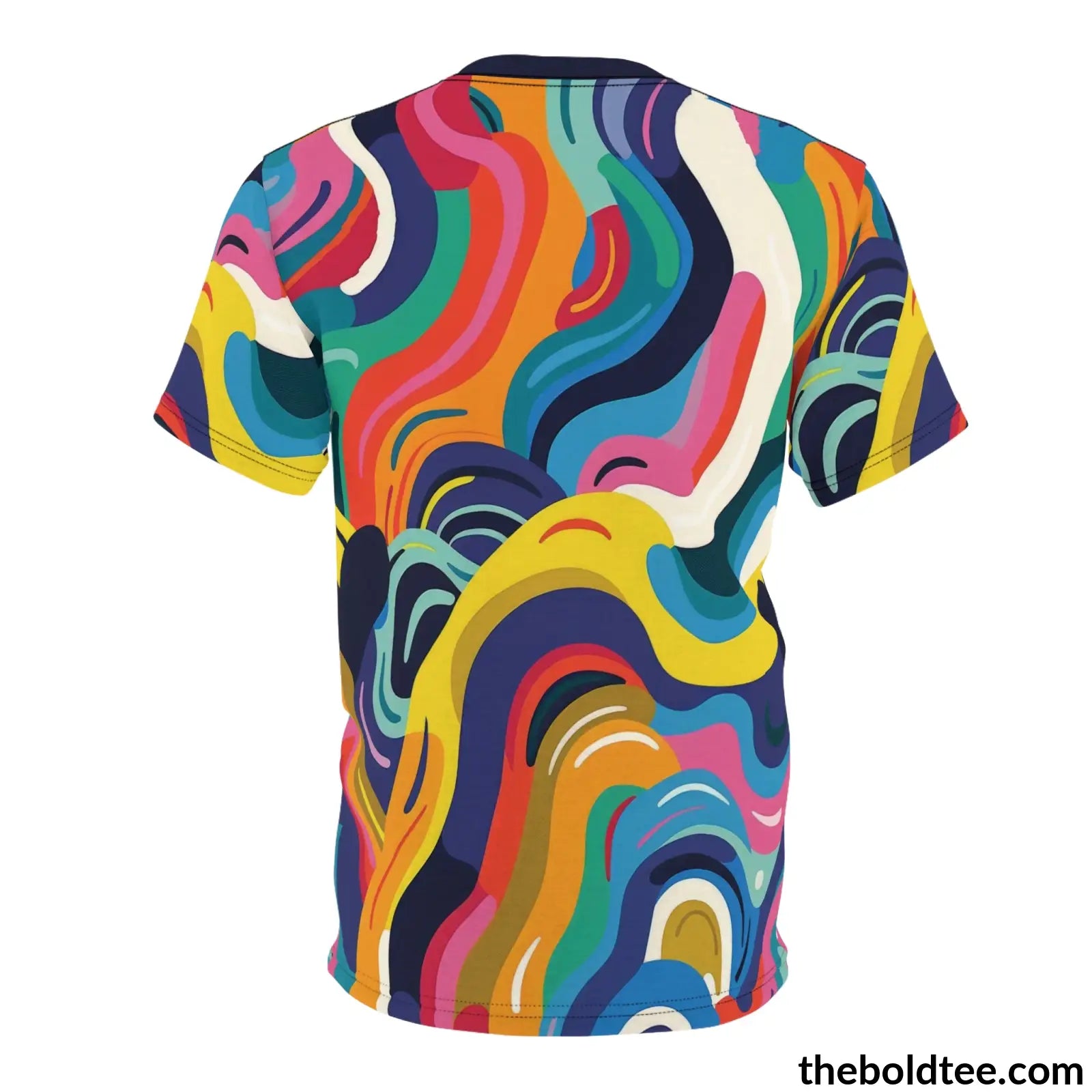 Happy Colors Tee - Premium All Over Print Crewneck Shirt Prints