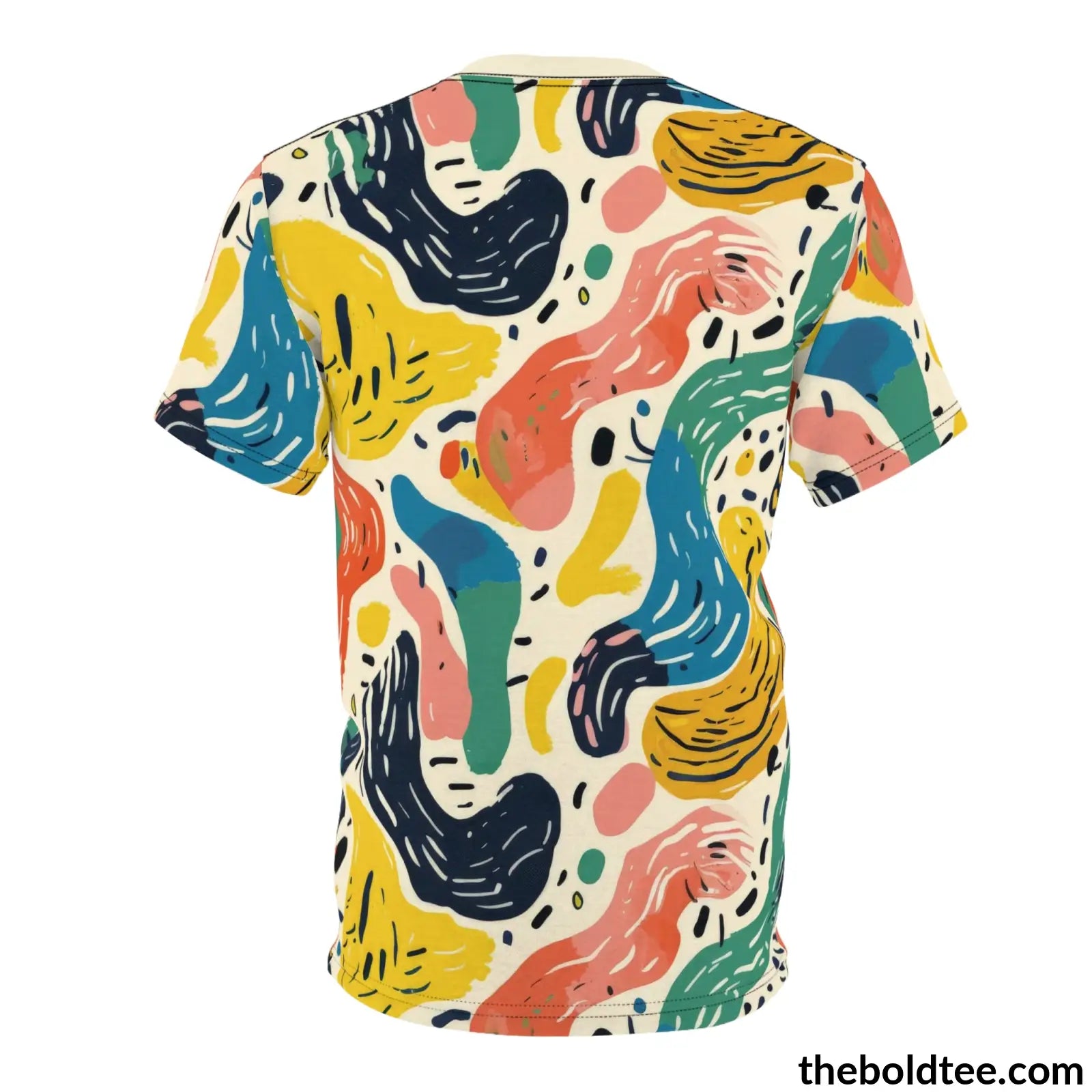 Happy Colors Tee - Premium All Over Print Crewneck Shirt Prints