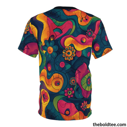 Happy Colors Tee - Premium All Over Print Crewneck Shirt Prints