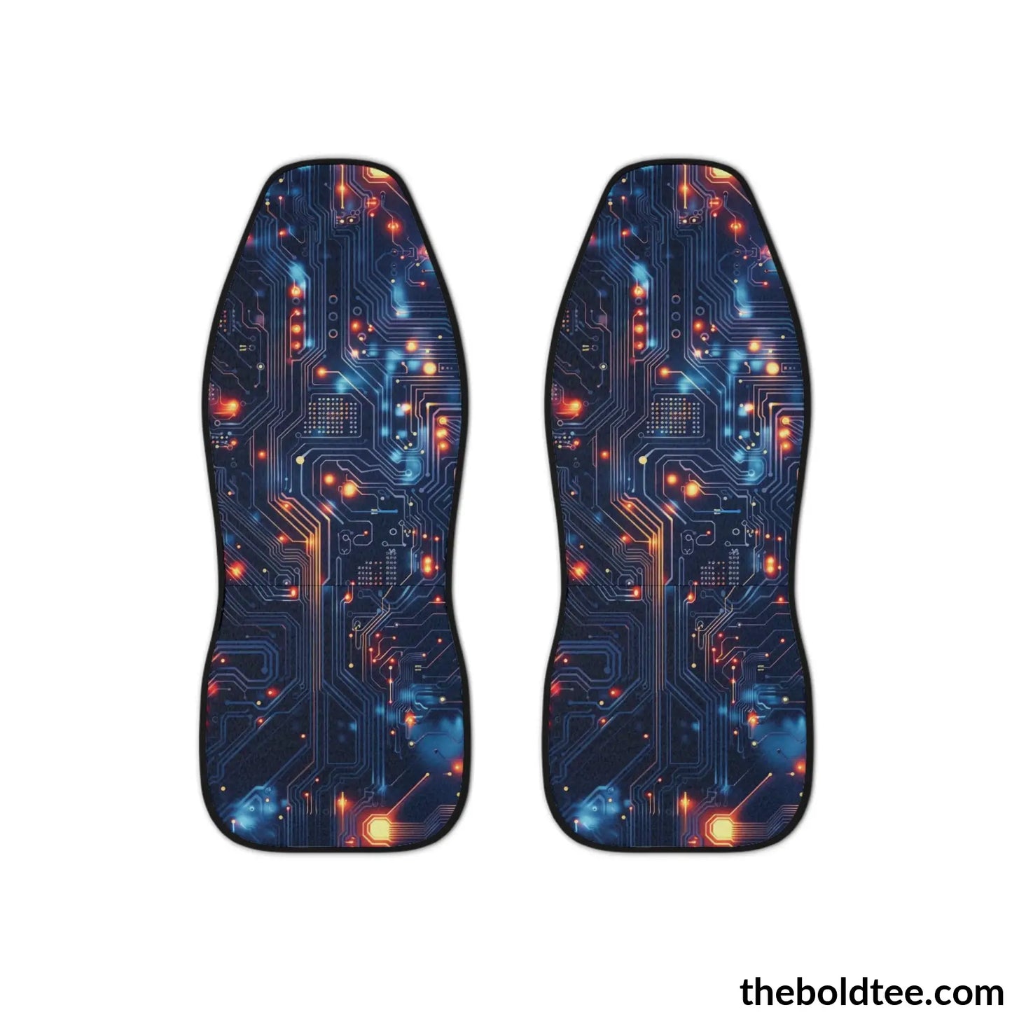 High Tech Print Car Seat Covers (2 Pcs.) All Over Prints