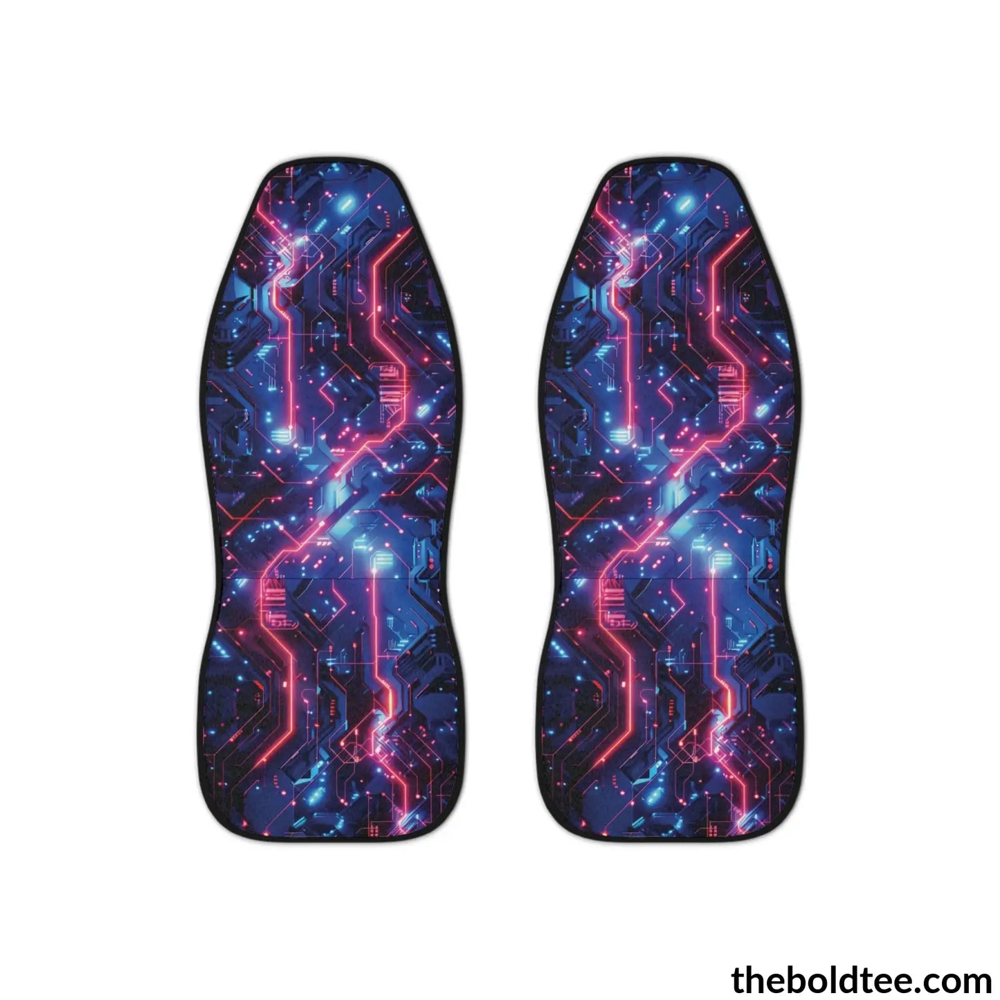 High Tech Print Car Seat Covers (2 Pcs.) All Over Prints