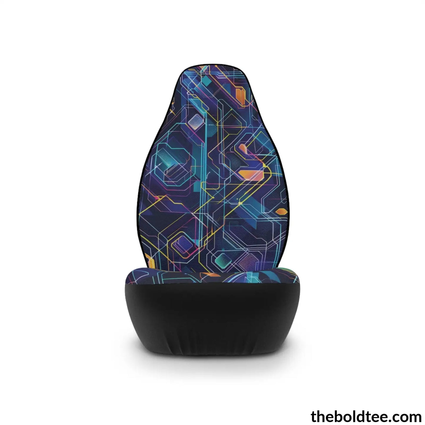 High Tech Print Car Seat Covers (2 Pcs.) All Over Prints