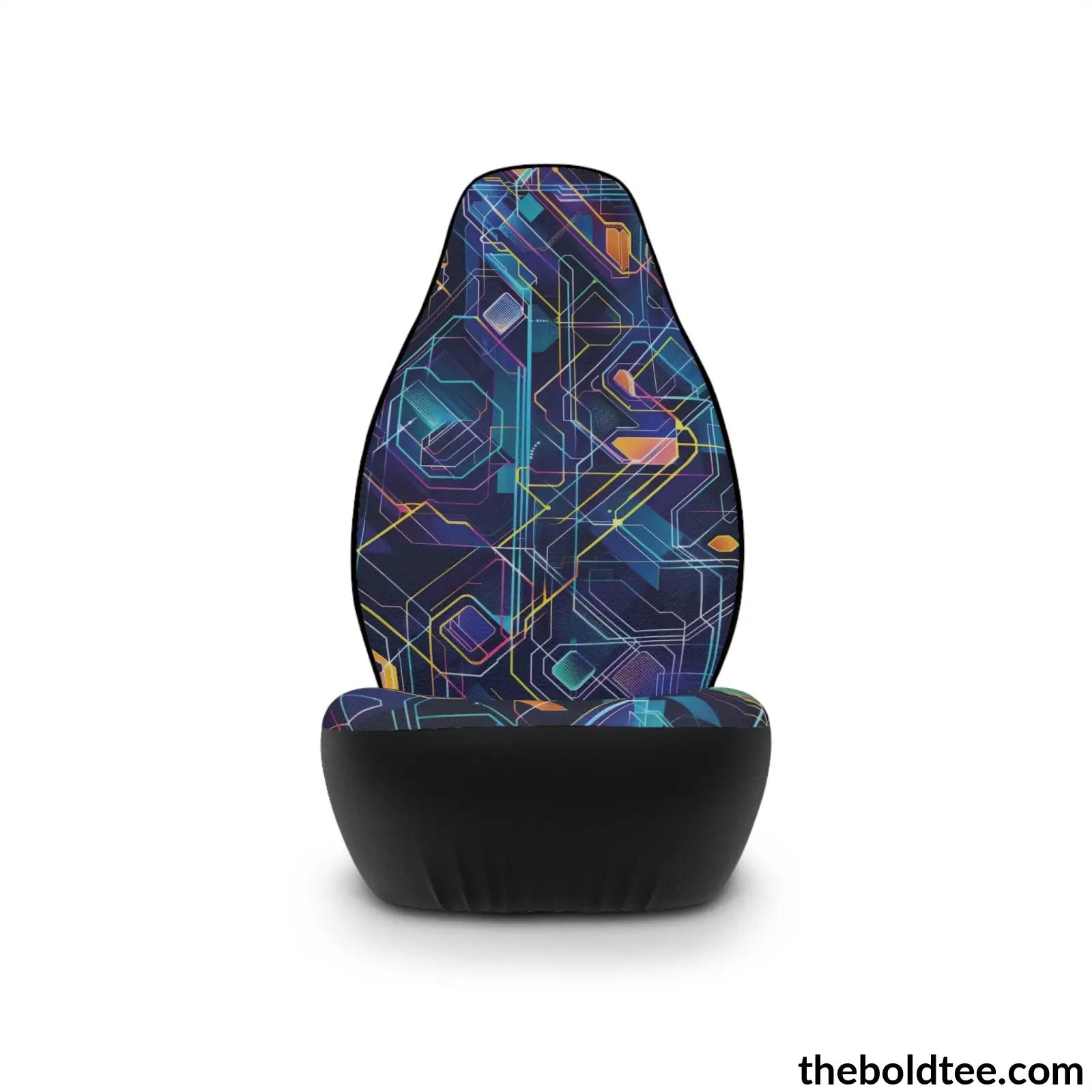 High Tech Print Car Seat Covers (2 Pcs.) All Over Prints