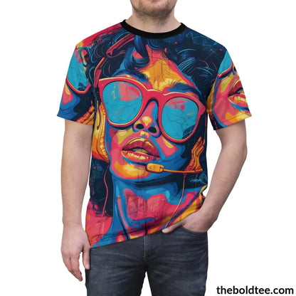 Hip Hop Tee - Premium All Over Print Crewneck Shirt Prints