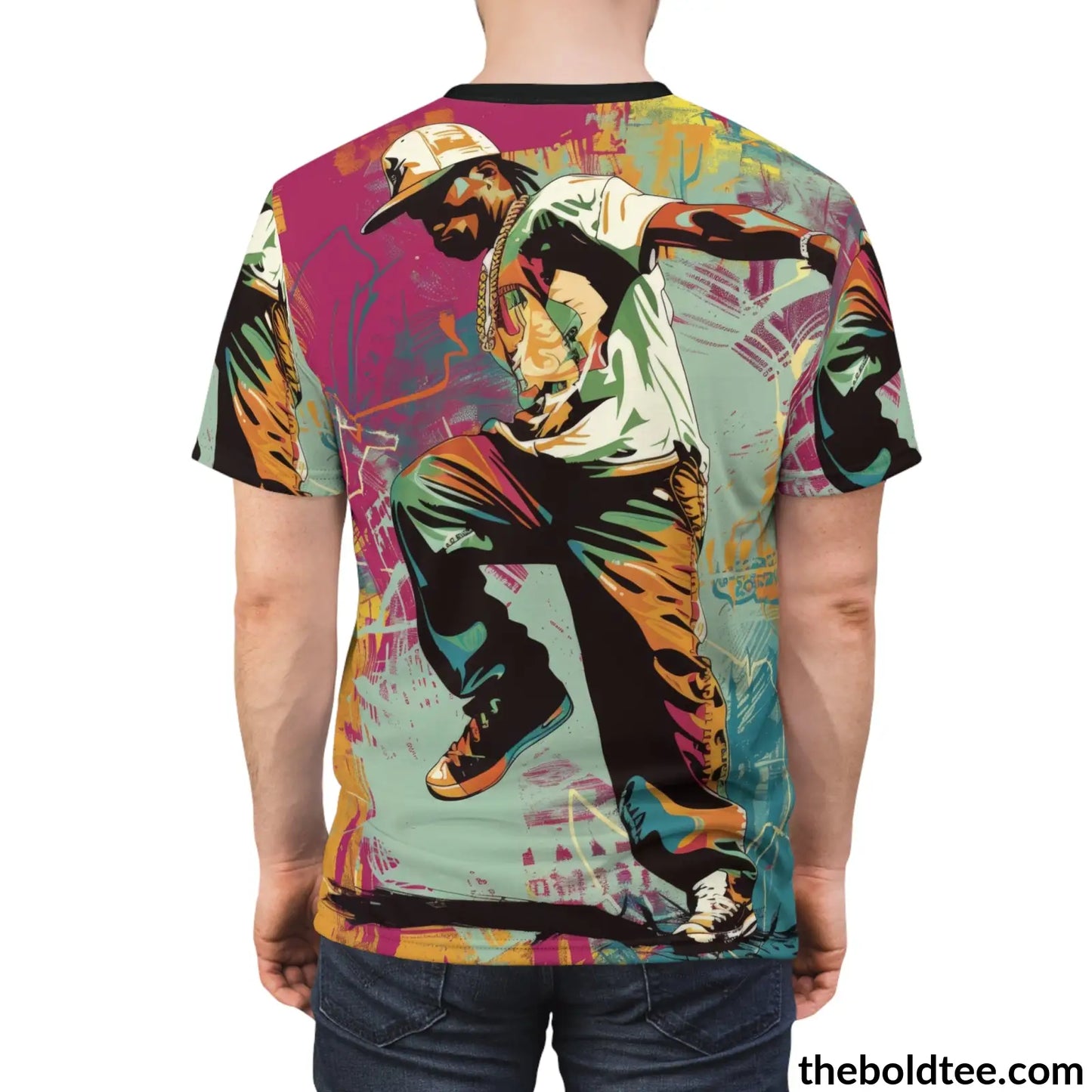 Hip Hop Tee - Premium All Over Print Crewneck Shirt Prints