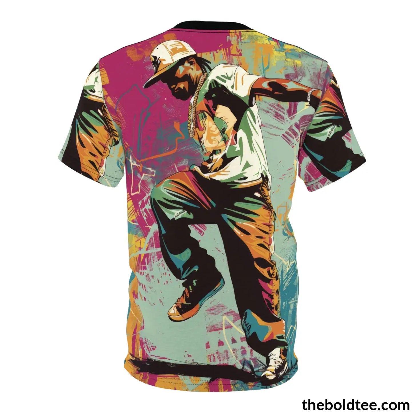 Hip Hop Tee - Premium All Over Print Crewneck Shirt Prints