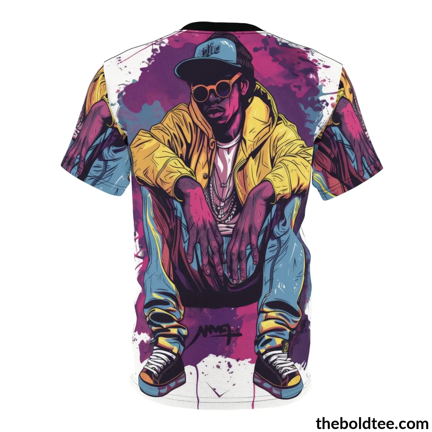 Hip Hop Tee - Premium All Over Print Crewneck Shirt Prints